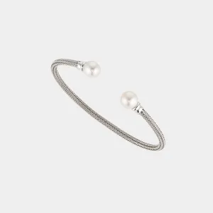 GENUINE FRESHWATER PEARL CHAIN FLEXI CUFF