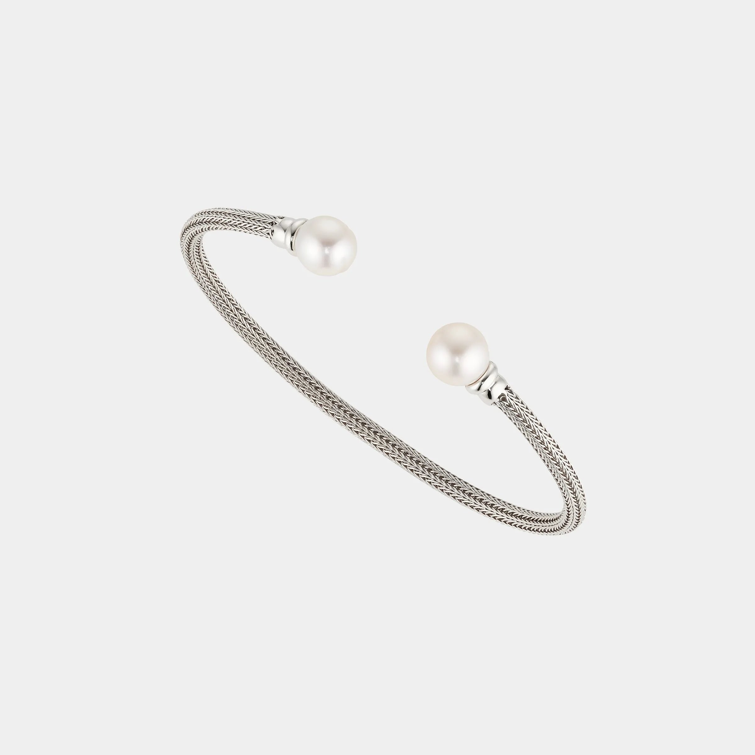 GENUINE FRESHWATER PEARL CHAIN FLEXI CUFF