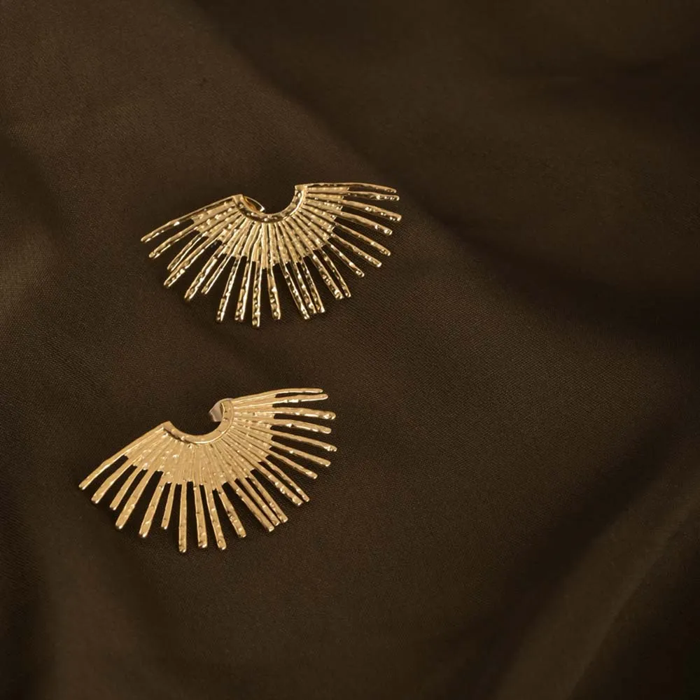 Golden Crown Earrings