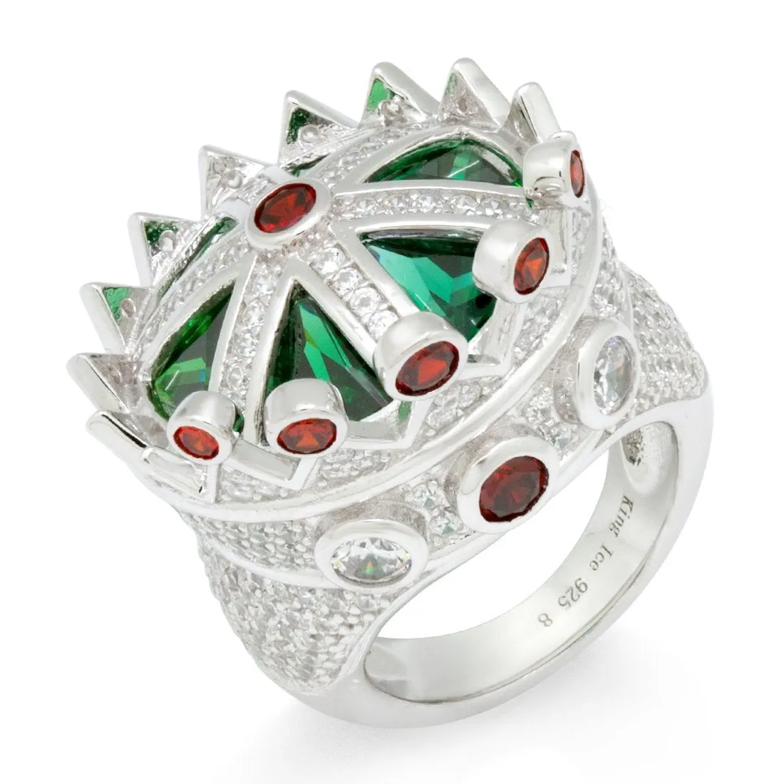 Iced Crown Ring