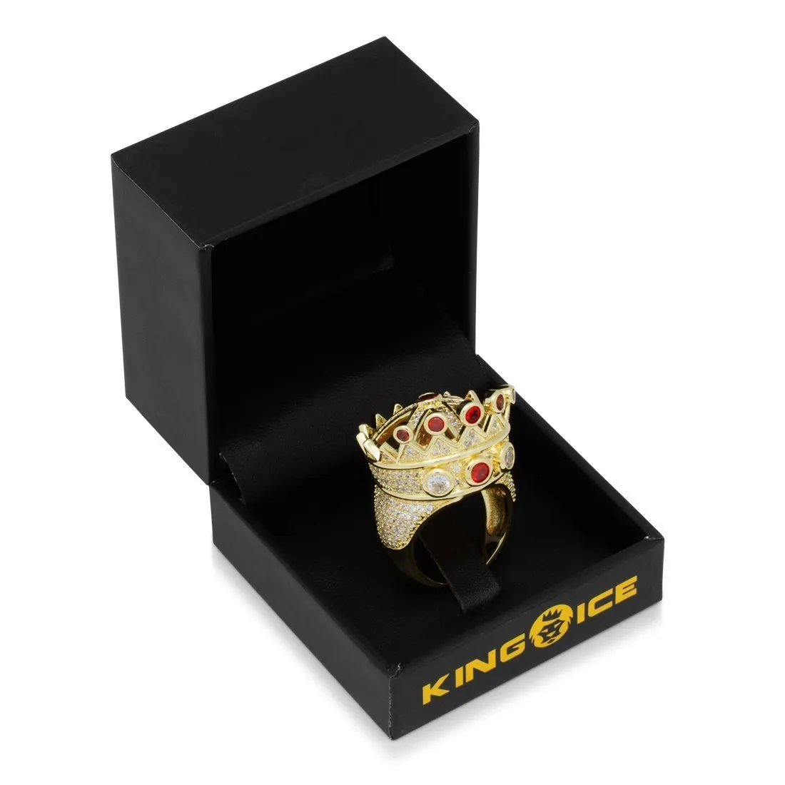 Iced Crown Ring
