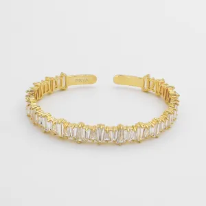 Jada Baguette CZ Bracelet Thick  | Gold