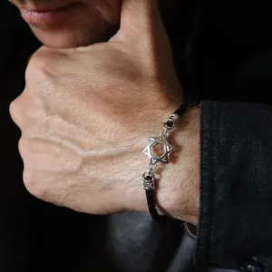 Jewish Star Bracelet for men - Jewish jewelry