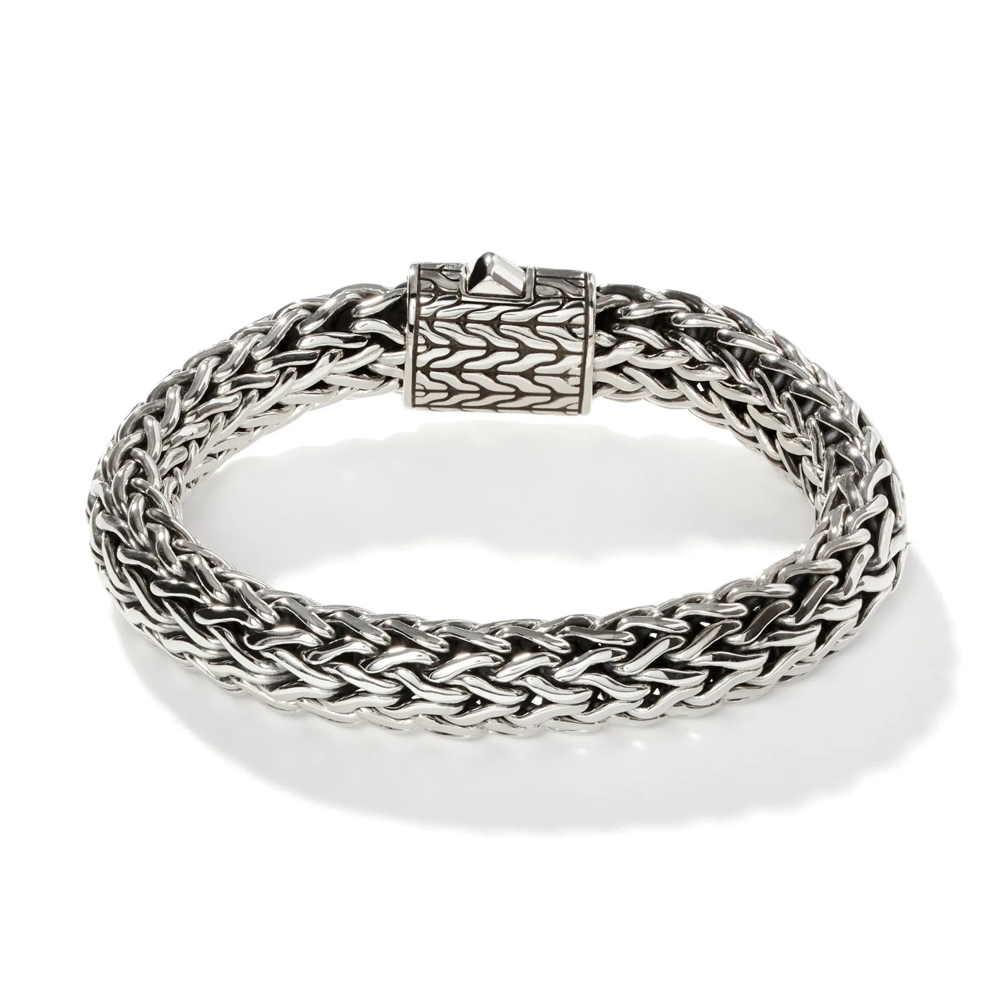 JOHN HARDY LARGE STERLING SILVER ICON BRACELET