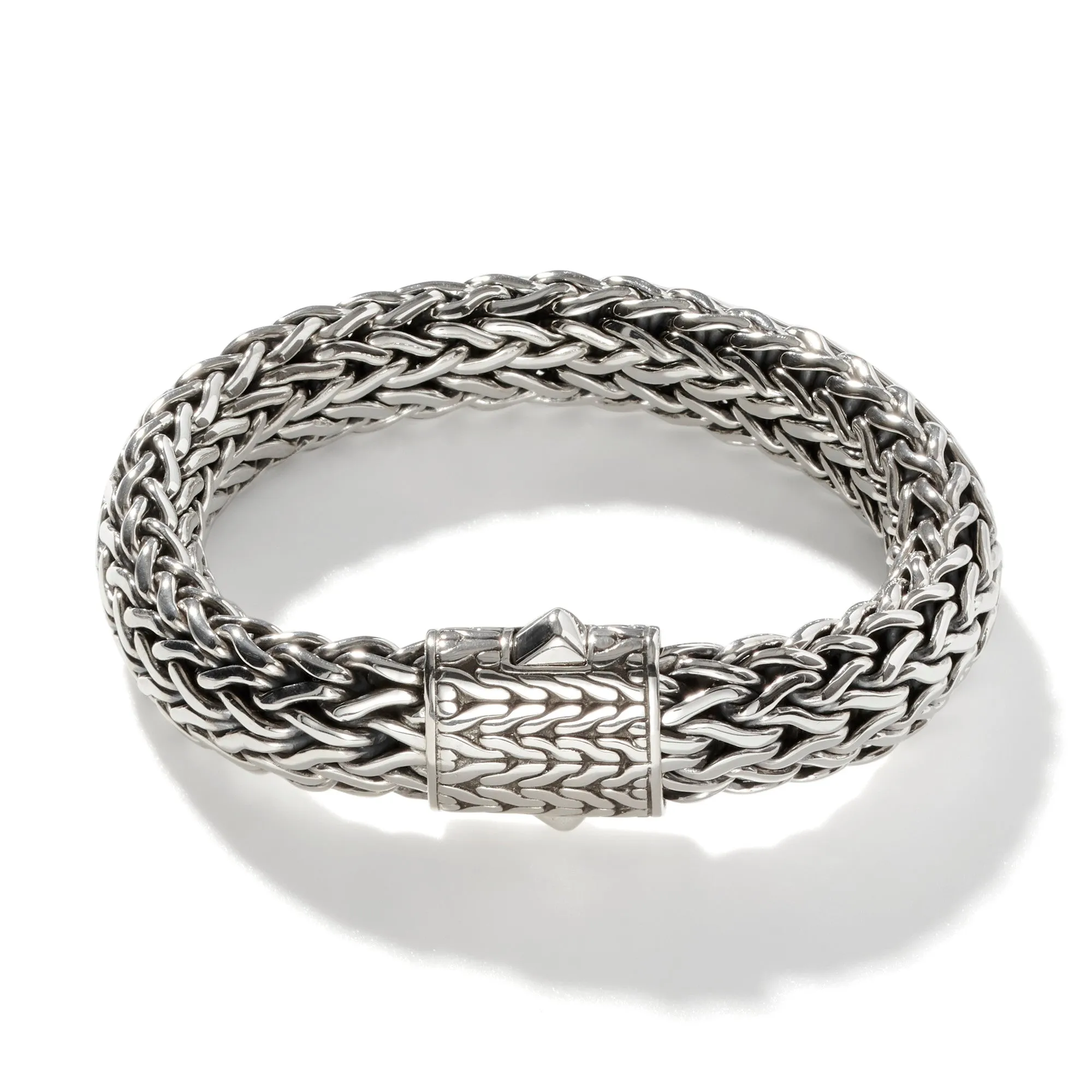 JOHN HARDY LARGE STERLING SILVER ICON BRACELET
