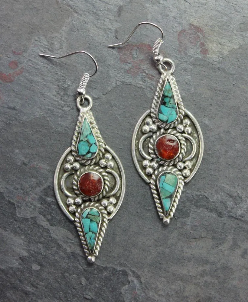Karma Tibetan Earrings