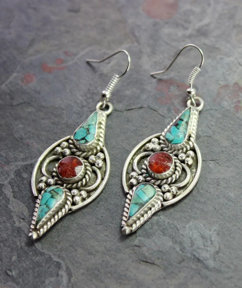 Karma Tibetan Earrings