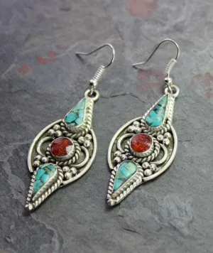 Karma Tibetan Earrings