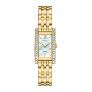 Ladies Bracelet Dress Stainless Steel Gold Watch EX1472-81D