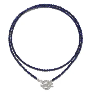Lapis Convertible Beaded Necklace