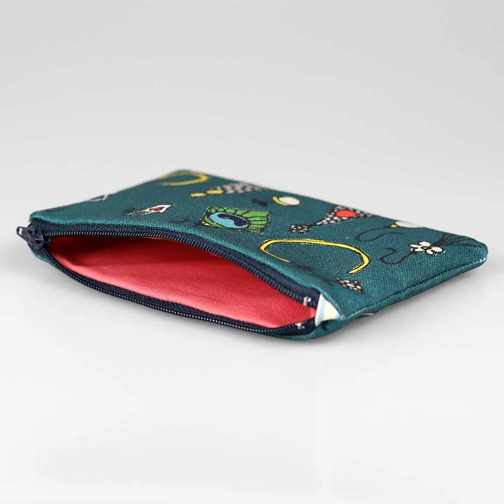 lost earrings - medium coin purse