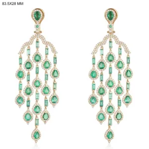 Luminous Mirage Diamond Drop Earrings