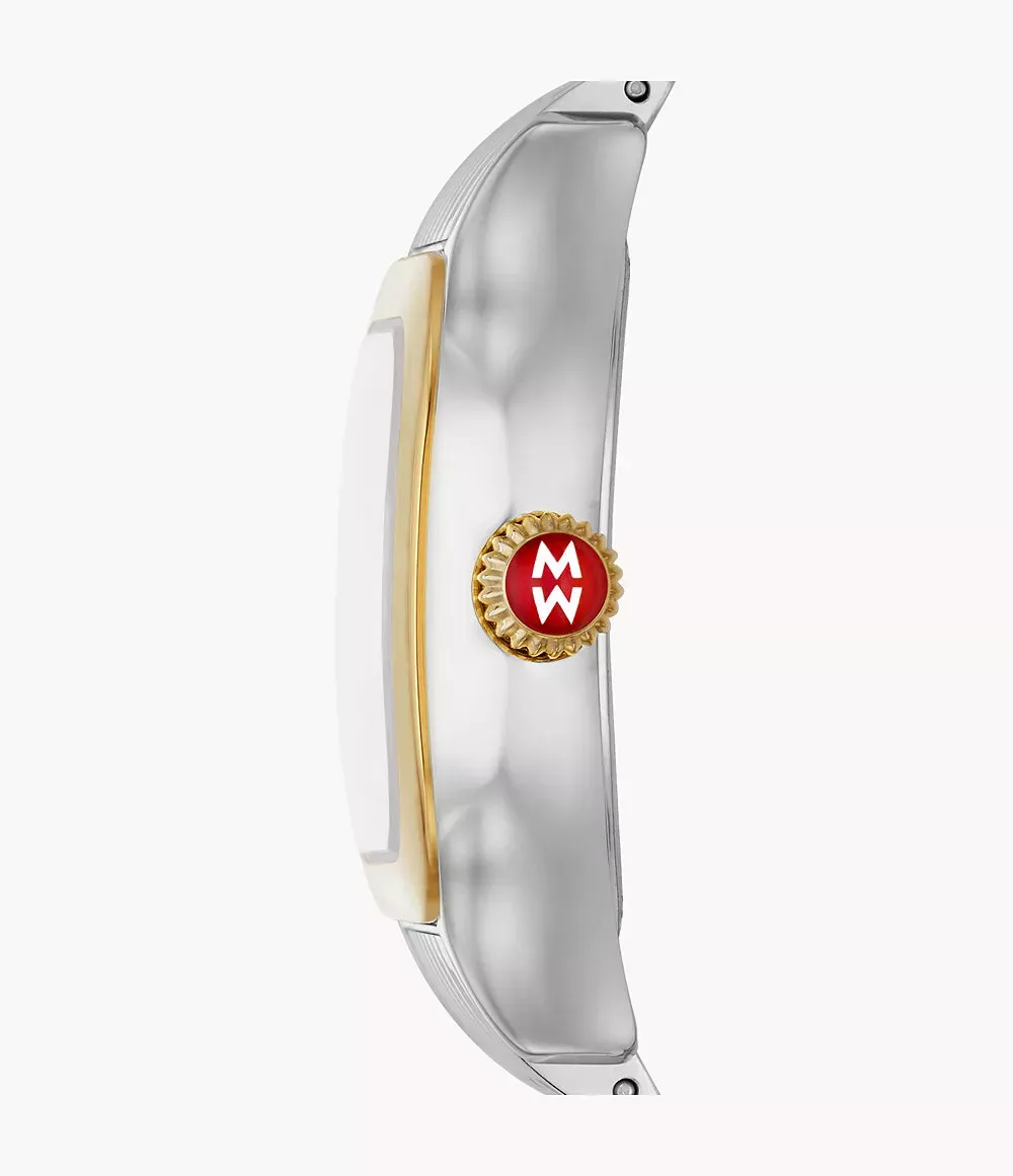 Meggie Two-Tone 18K Gold-Plated Diamond Dial Watch MWW33B000014