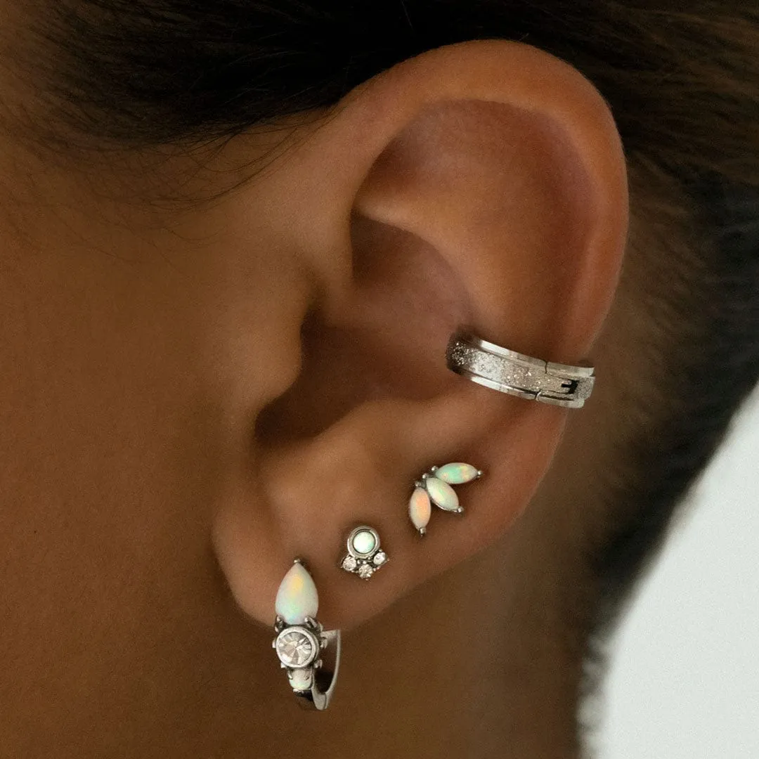 Mirabel Opal Hoop Earrings