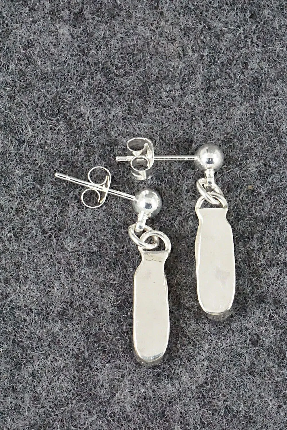 Multi Stone Inlay & Sterling Silver Earrings - Francine Chapito