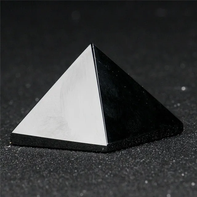 Natural Stone Carved Opalite Opal Pyramid