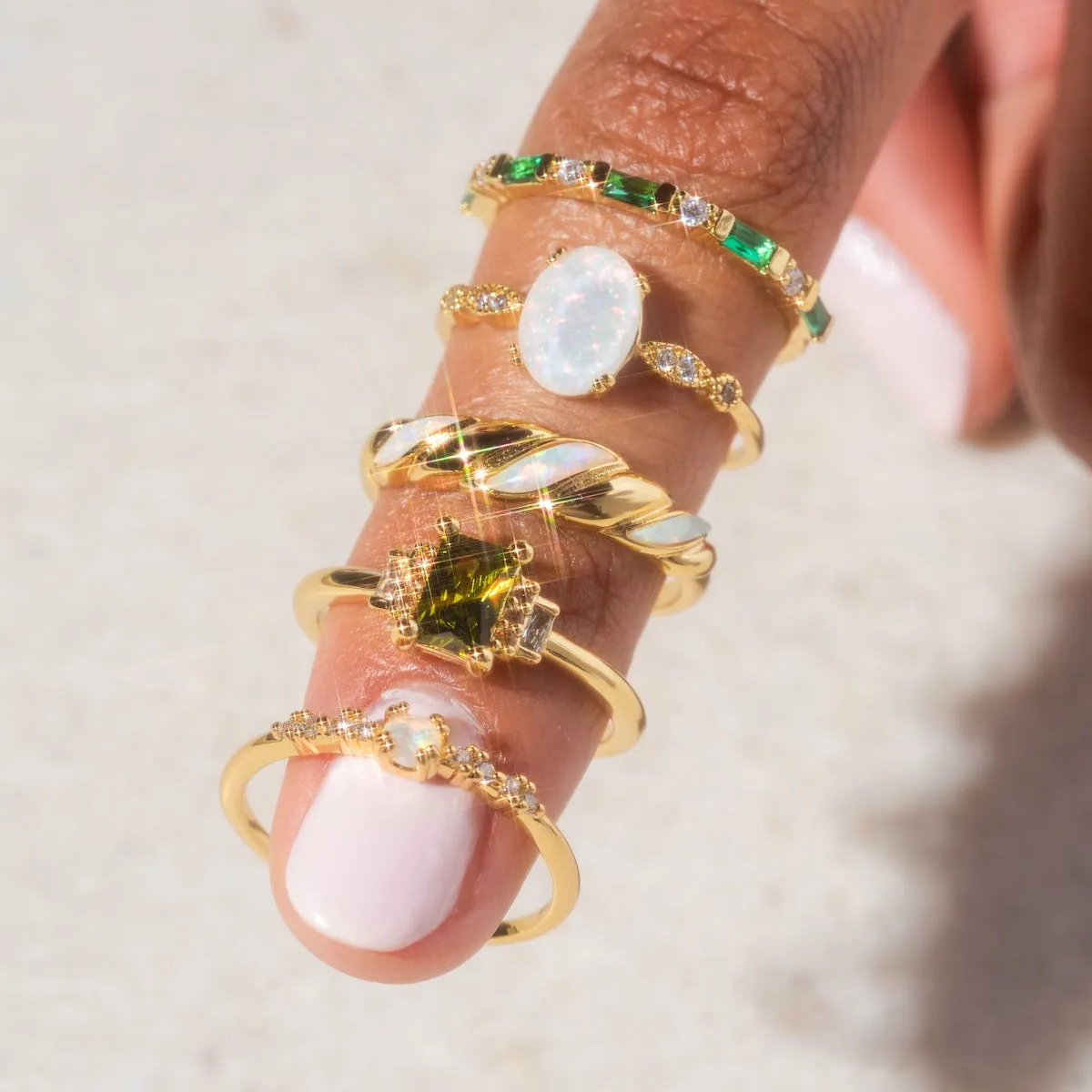 Opal Fire Ring