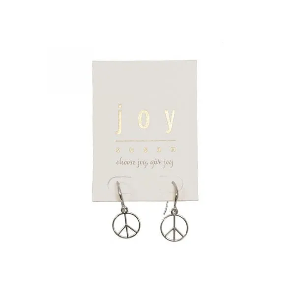 Peace Sign Fishhook Earring