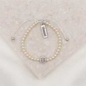Pearl Birthday Blessing Bracelet