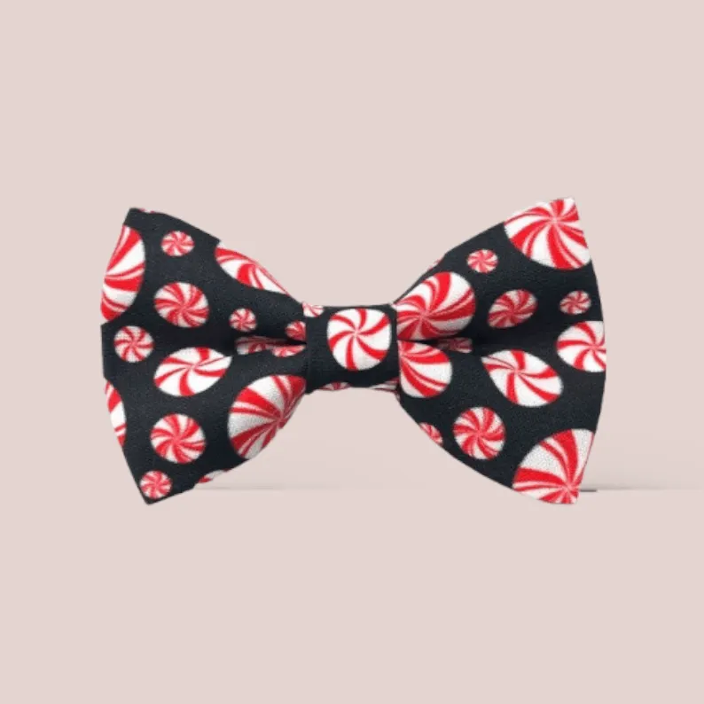 Peppermint Swirl Candy Hair Bow