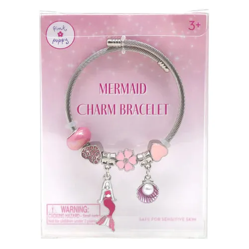 Pink Poppy Charm Bracelet Collection