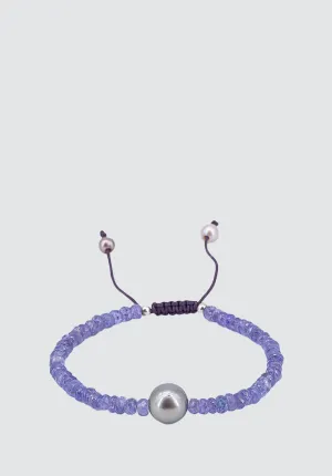 Purple River Pearl Bracelet