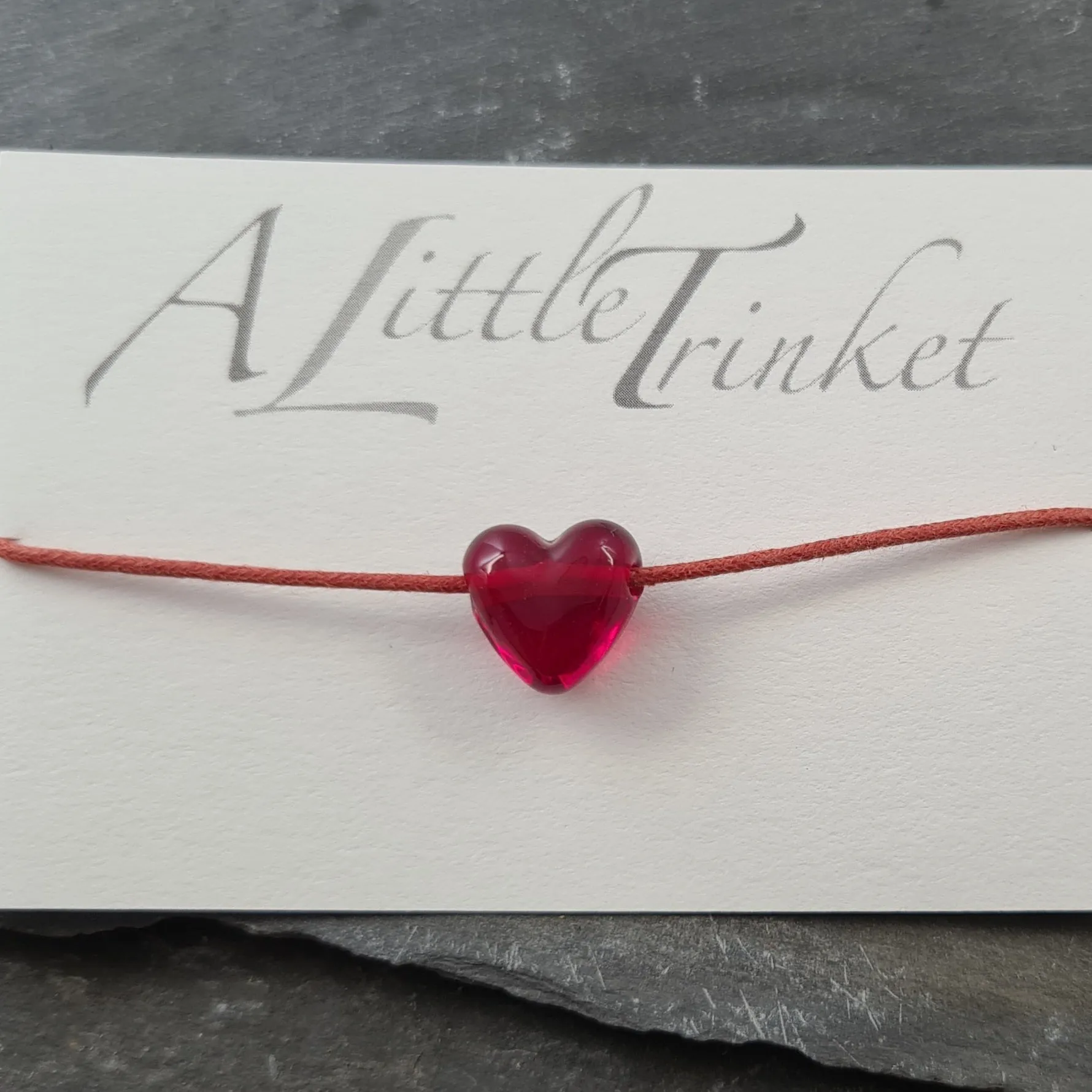 Red Heart Eco Bracelet