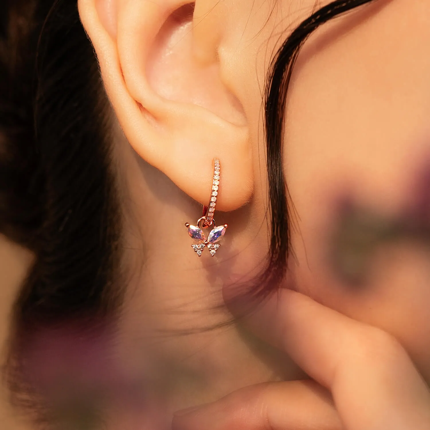 Rose Gold Skipper Huggies