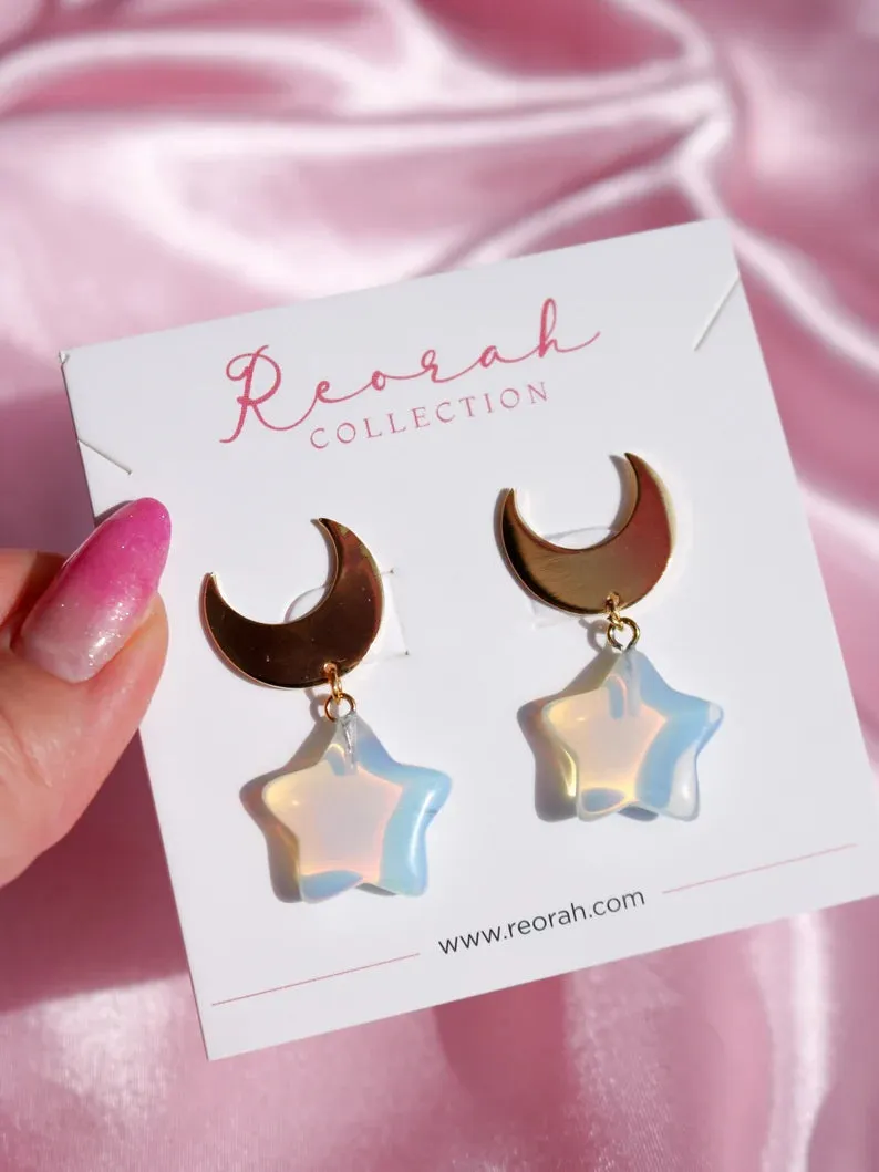 Sailor Usagi Earring, Moon Warrior Earrings