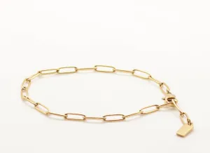 Salty Cali Paperclip Anklet - CLASSIC