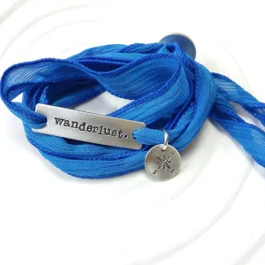 Silk Ribbon Wrap Bracelet | Exclusive Slide Clasp | Wanderlust