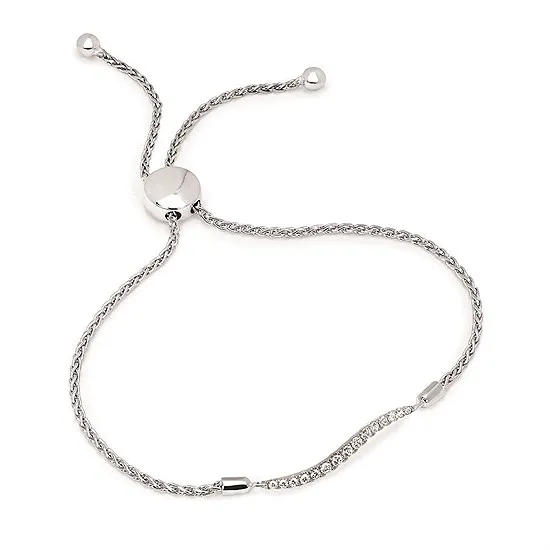 Silver Diamond Bracelet