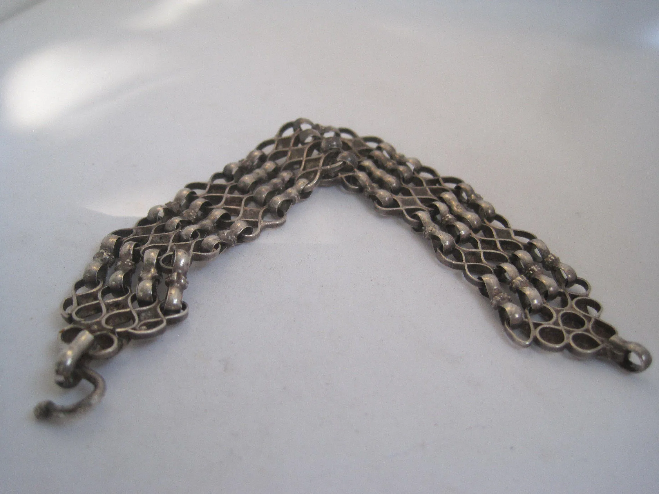 Silver Link Bracelet or Anklet from the Arabian Peninsula