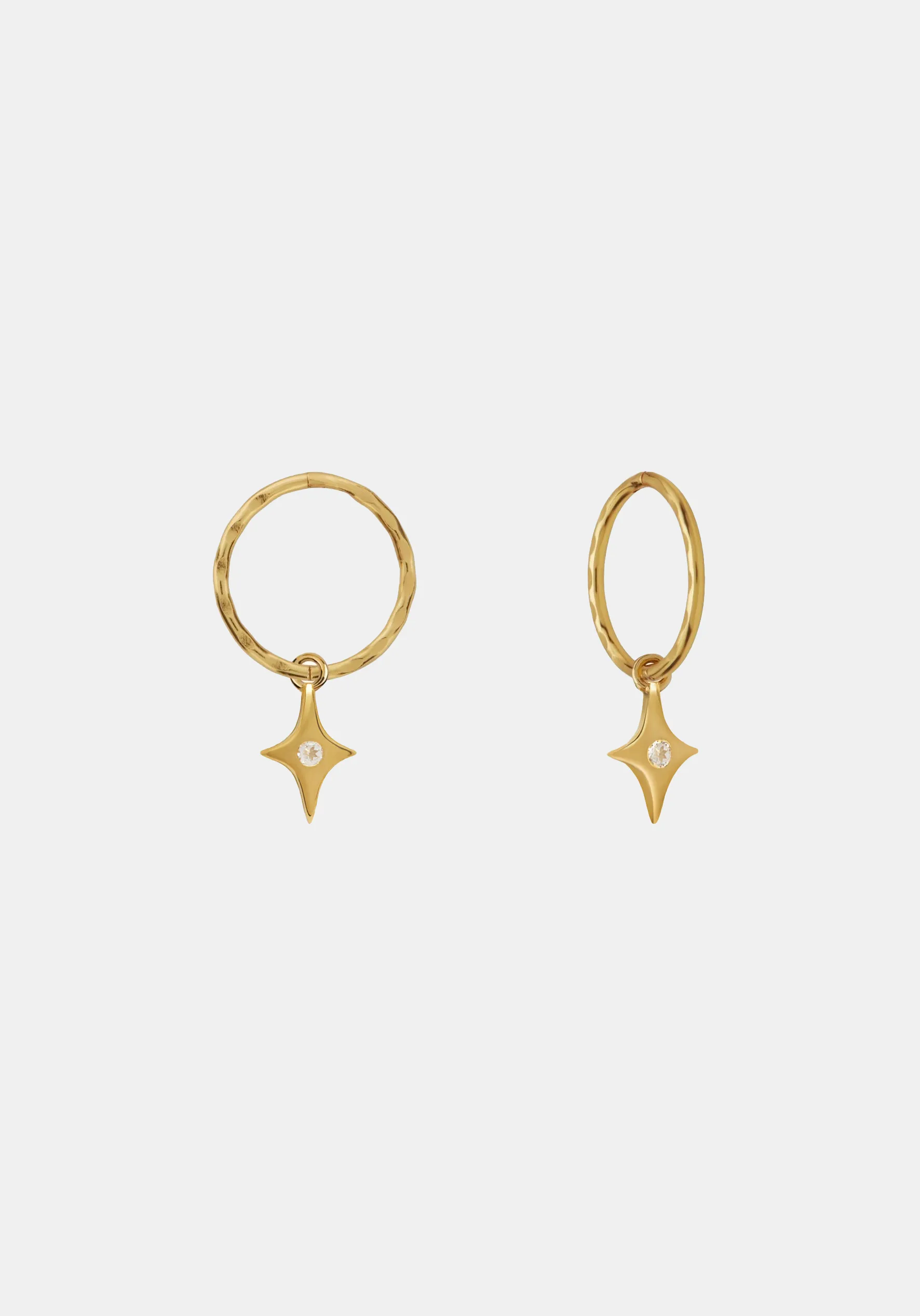 Starburst Mini Hoops - Gold