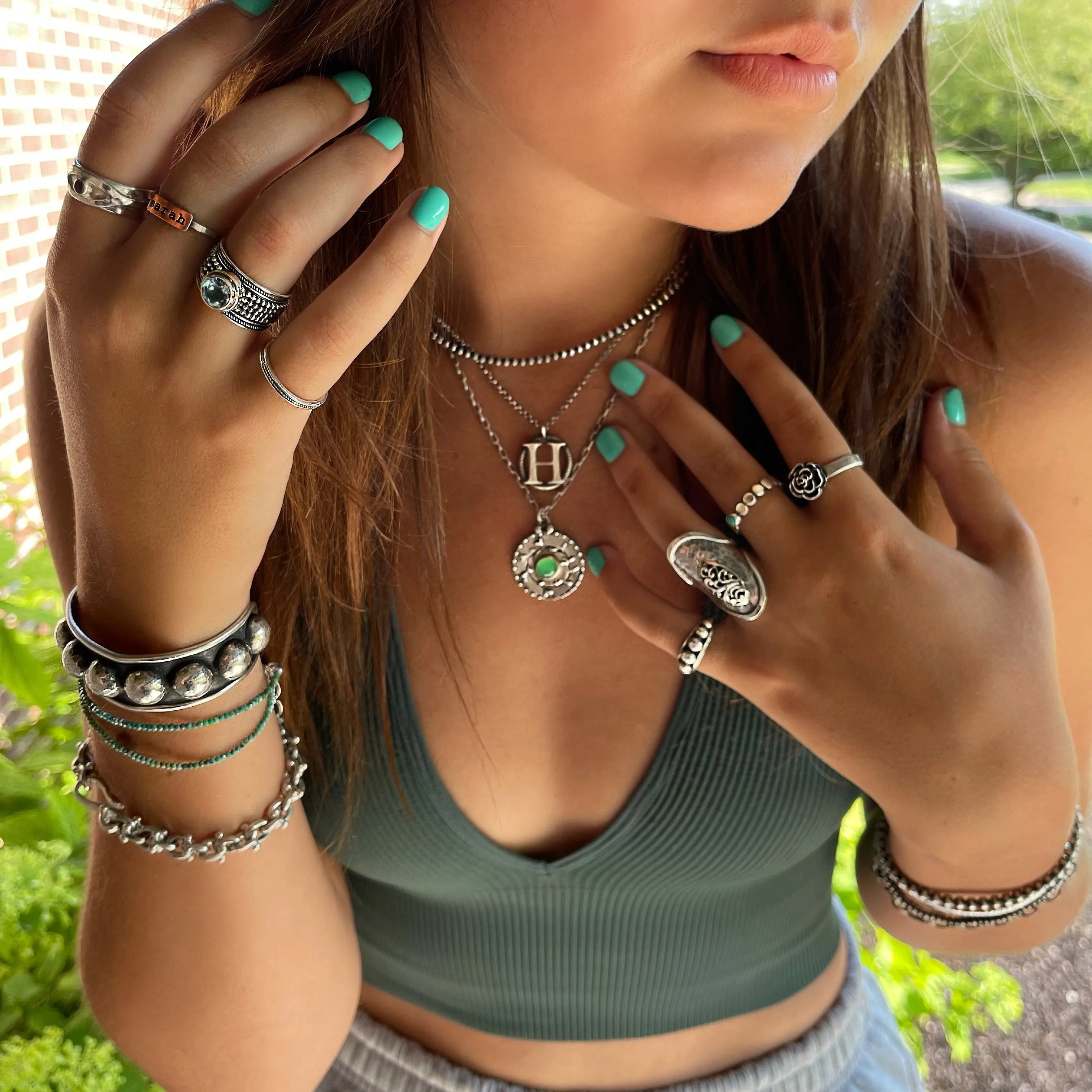 Sterling Silver Eka Bracelet