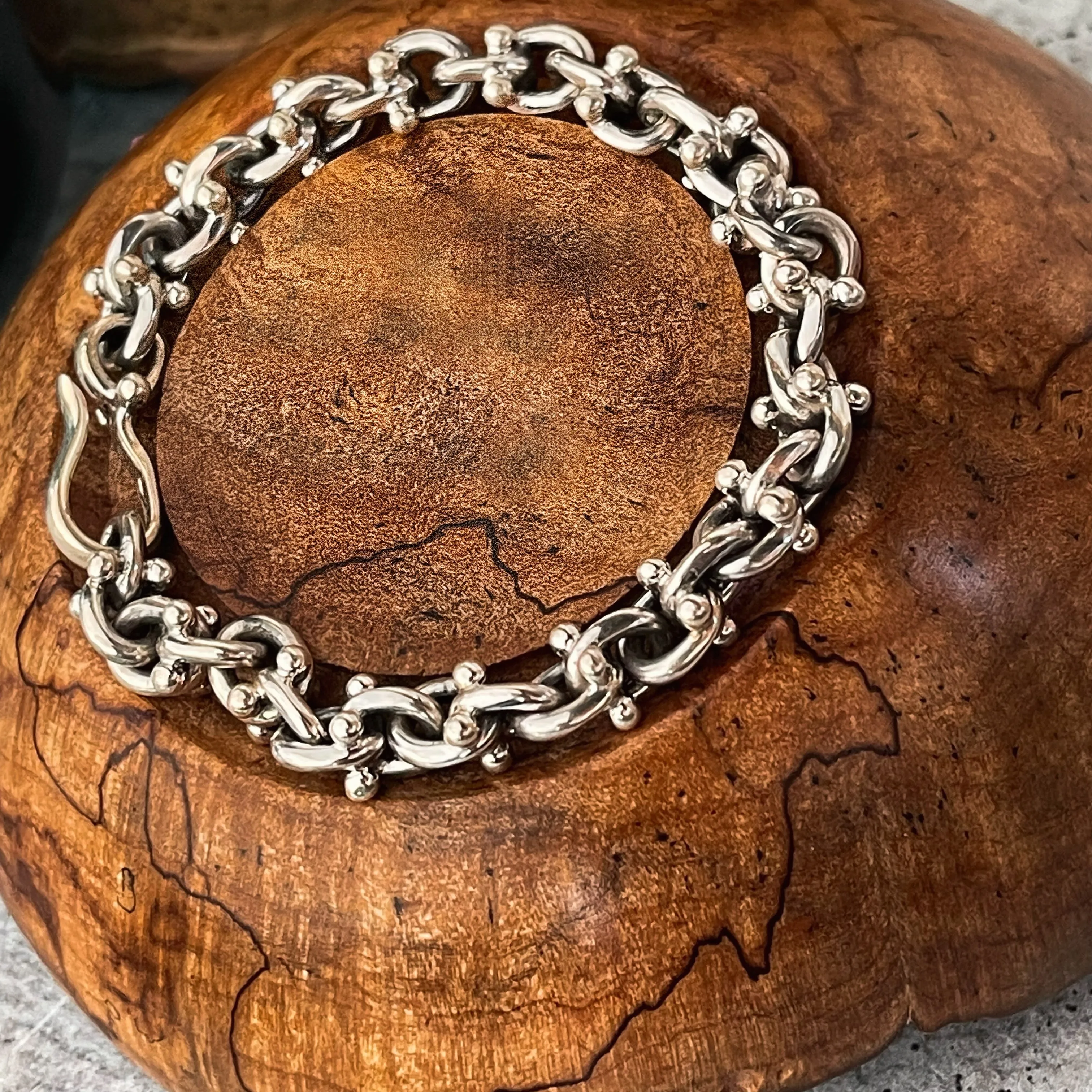 Sterling Silver Eka Bracelet