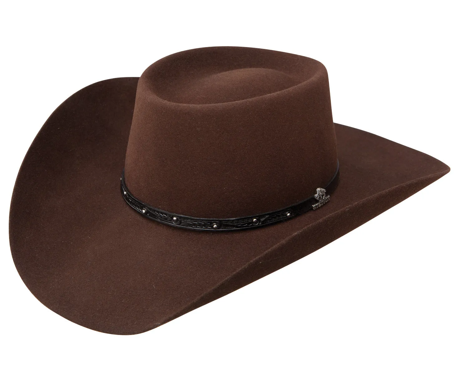 Stetson Falcon Buffalo Felt Western Hat