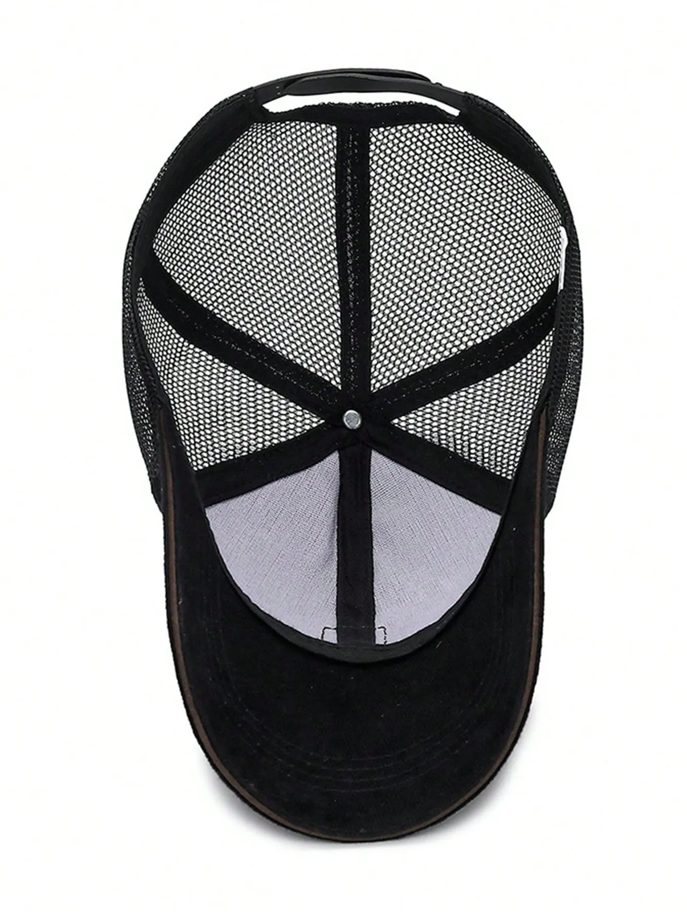 Street 1pc Multicolor Baseball Cap, Mesh Breathable Sun Hat For Men, Sports And Casual Style