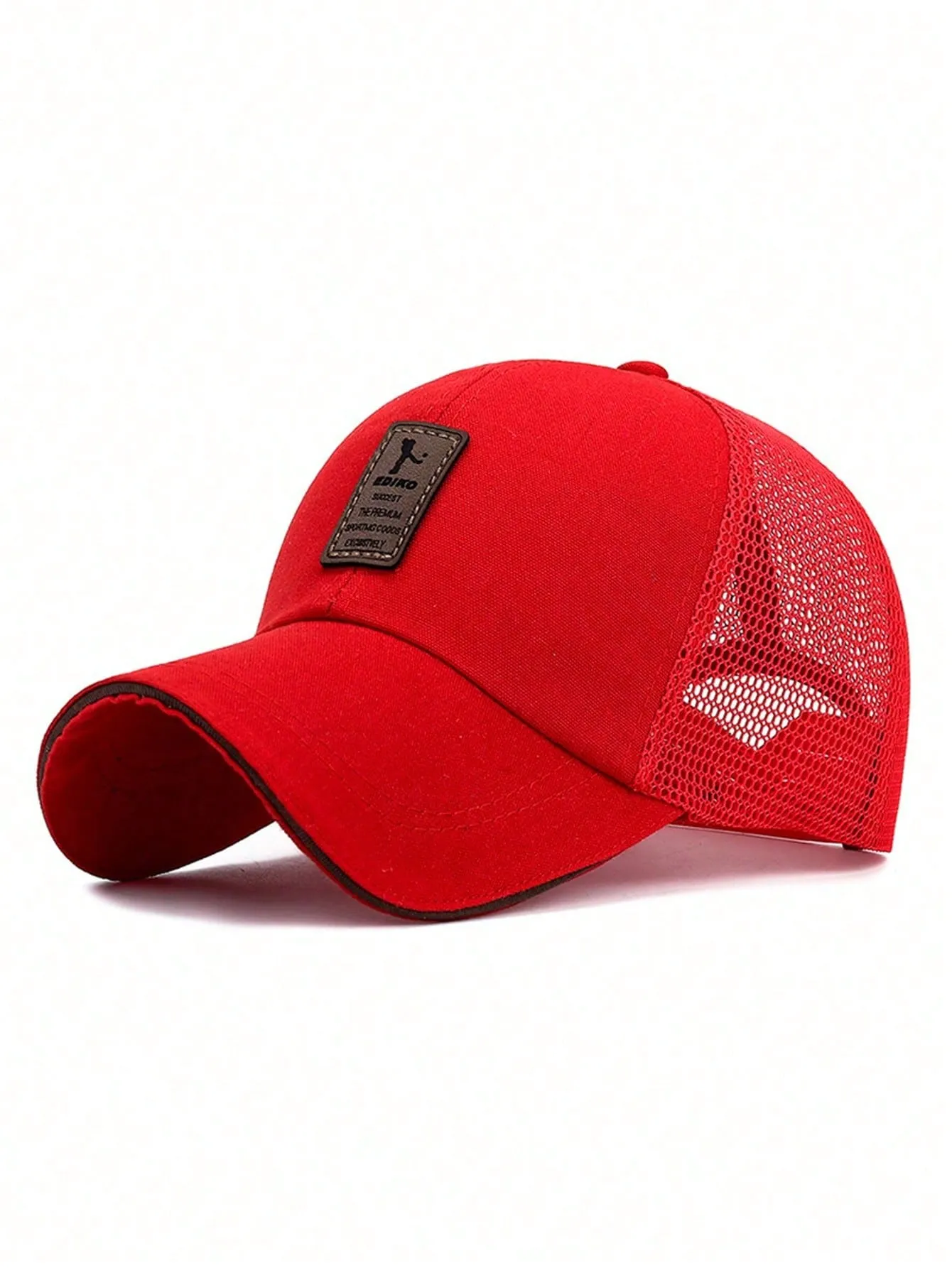 Street 1pc Multicolor Baseball Cap, Mesh Breathable Sun Hat For Men, Sports And Casual Style
