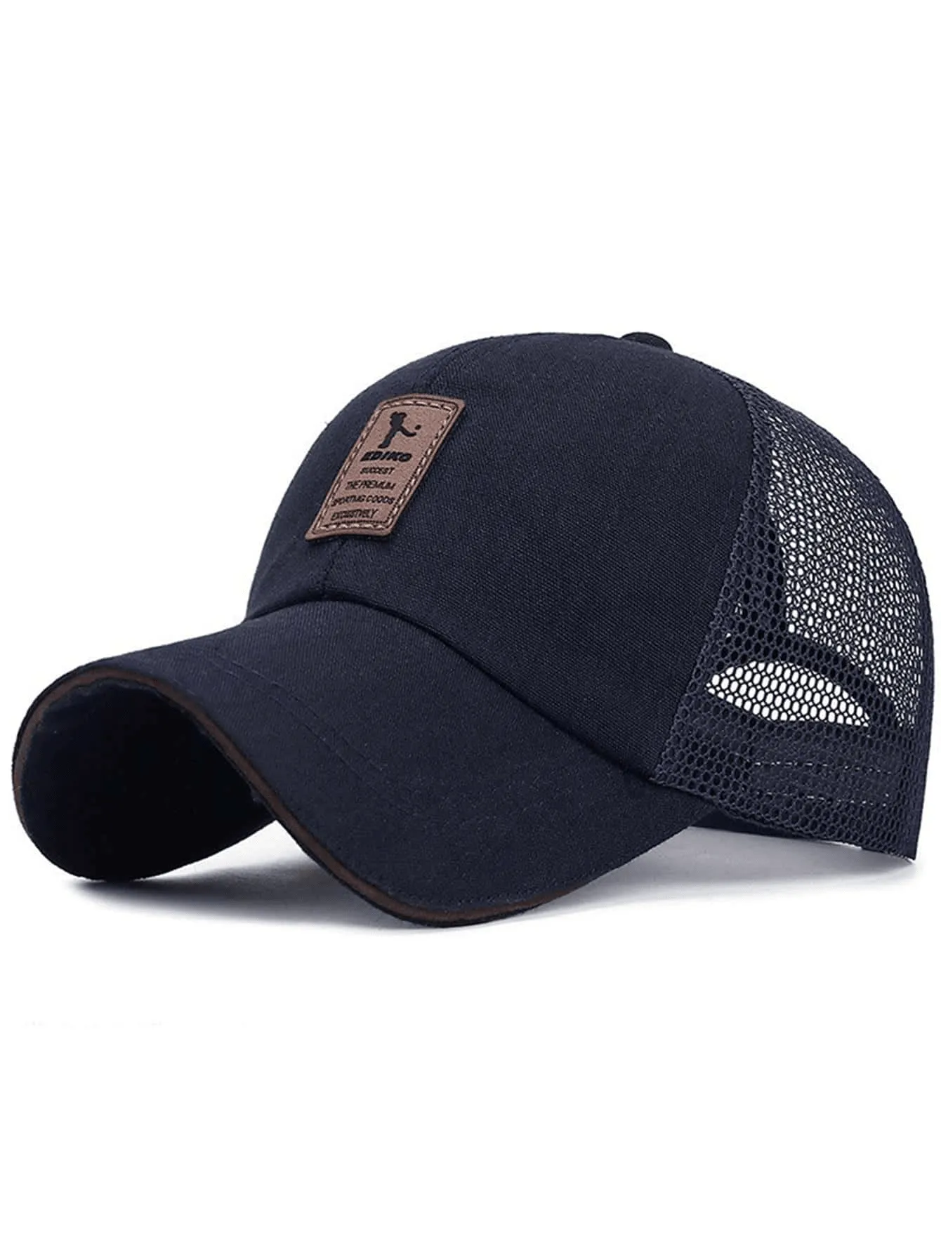 Street 1pc Multicolor Baseball Cap, Mesh Breathable Sun Hat For Men, Sports And Casual Style
