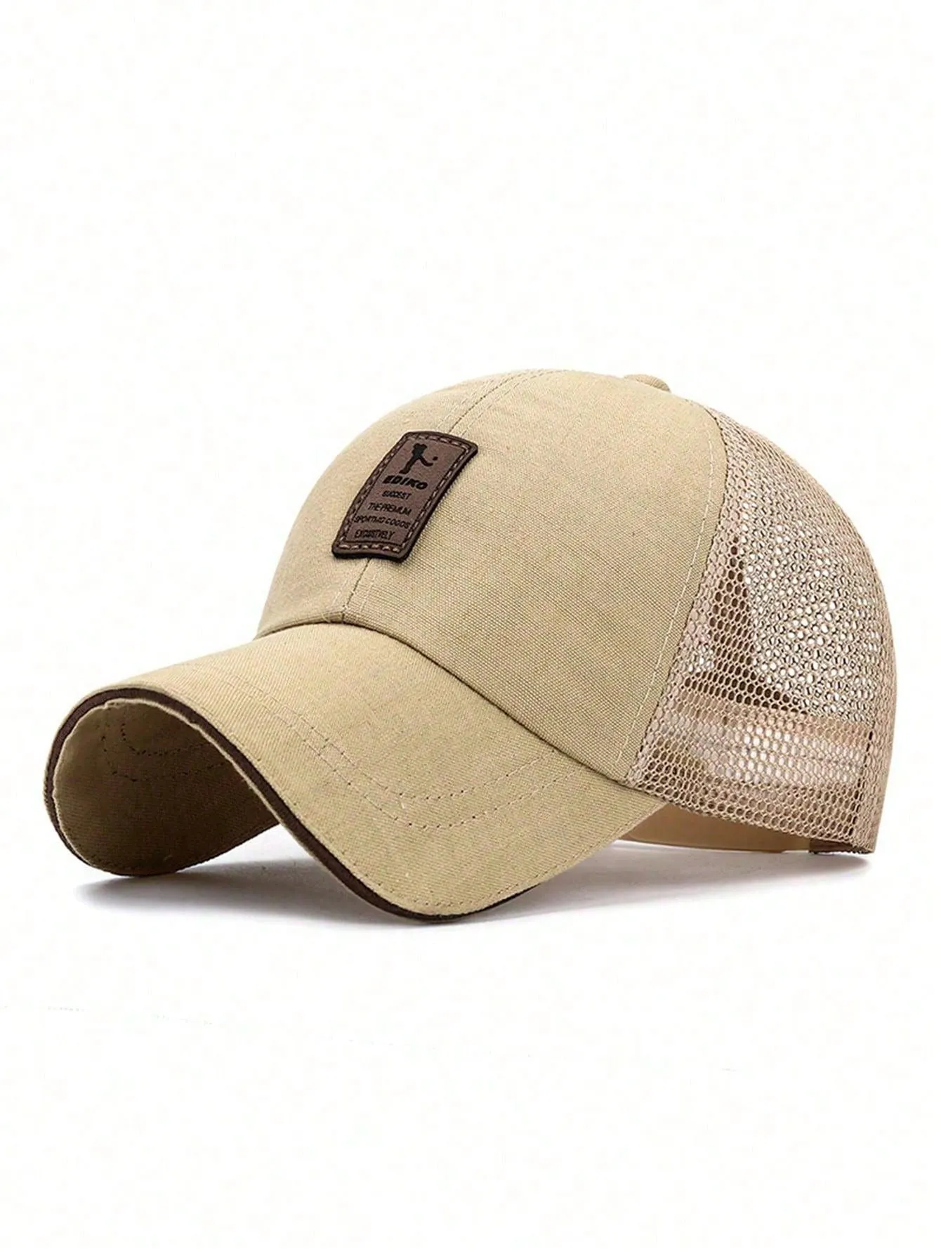 Street 1pc Multicolor Baseball Cap, Mesh Breathable Sun Hat For Men, Sports And Casual Style