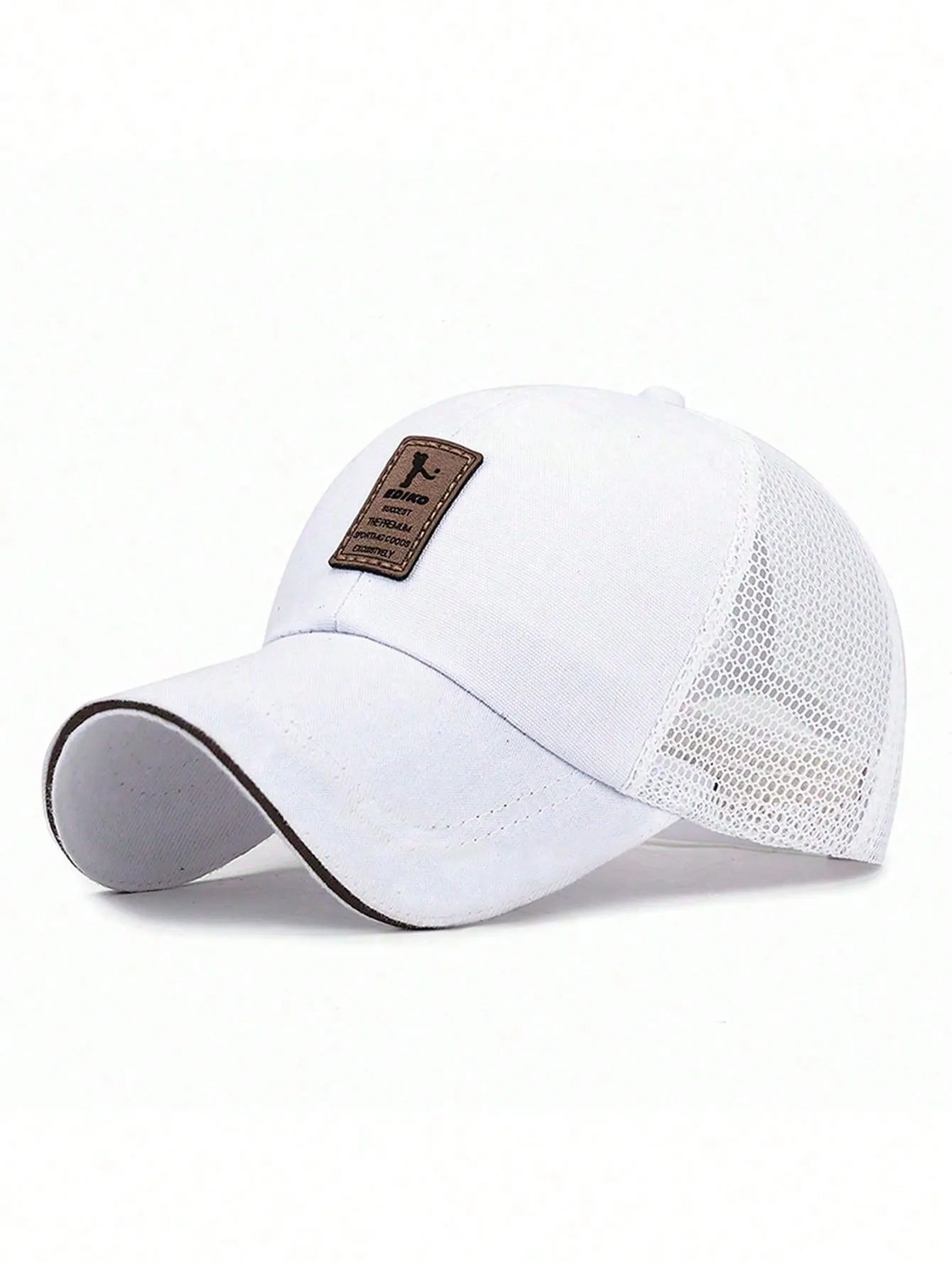 Street 1pc Multicolor Baseball Cap, Mesh Breathable Sun Hat For Men, Sports And Casual Style