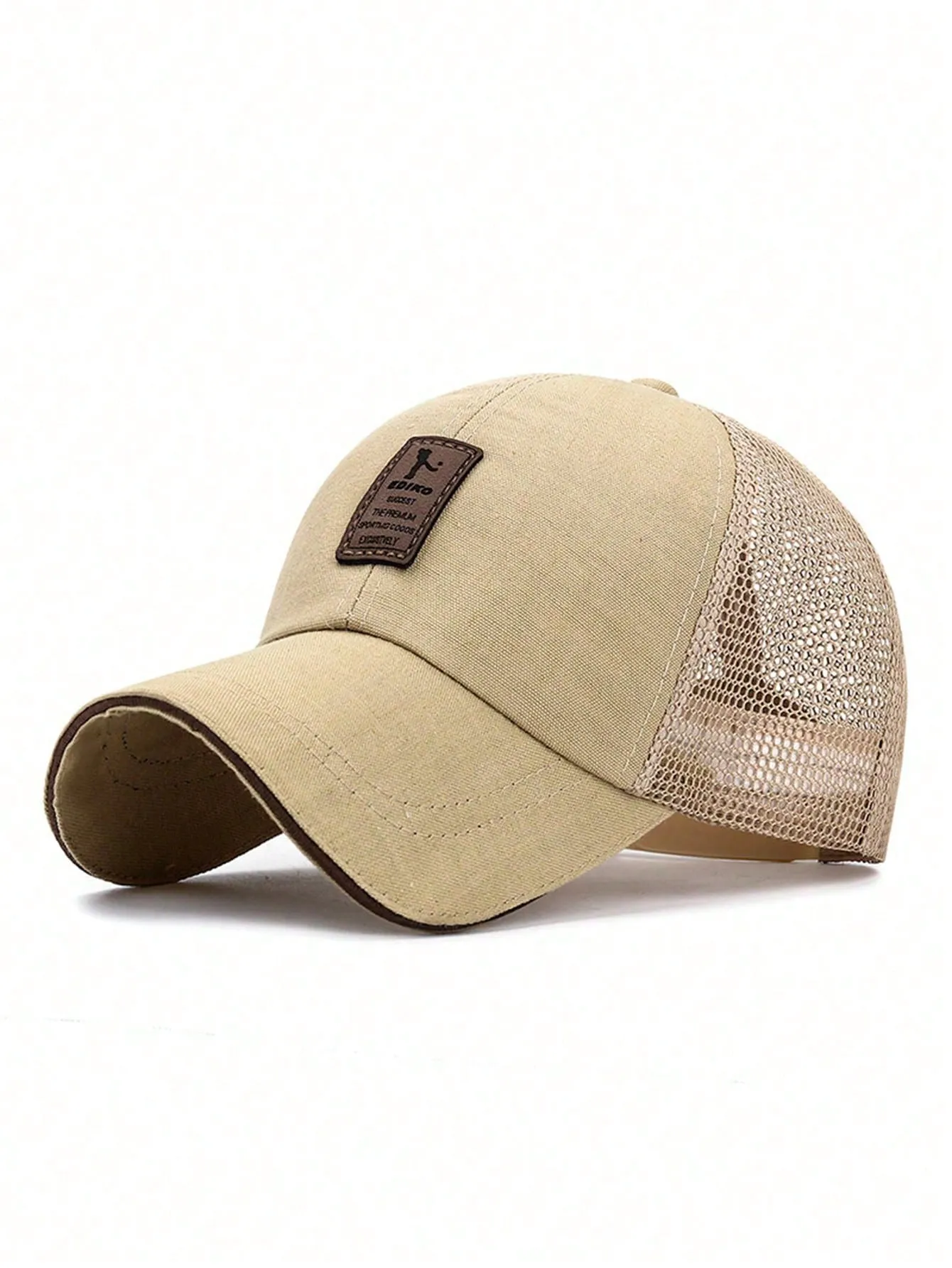 Street 1pc Multicolor Baseball Cap, Mesh Breathable Sun Hat For Men, Sports And Casual Style