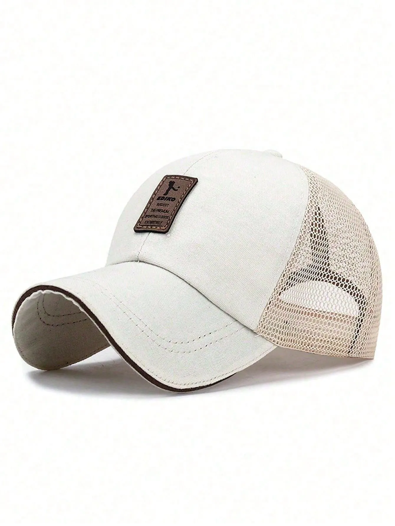 Street 1pc Multicolor Baseball Cap, Mesh Breathable Sun Hat For Men, Sports And Casual Style