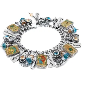 Tarot Card Charm Bracelet