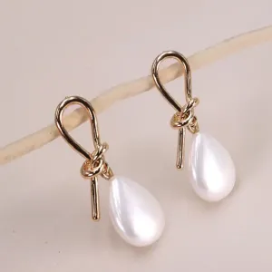 Teardrop Pearl Earrings