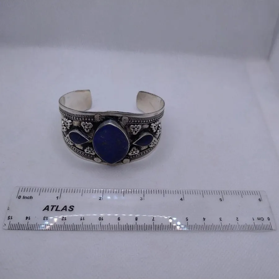 Tribal Stones Adjustable Cuff Bracelet