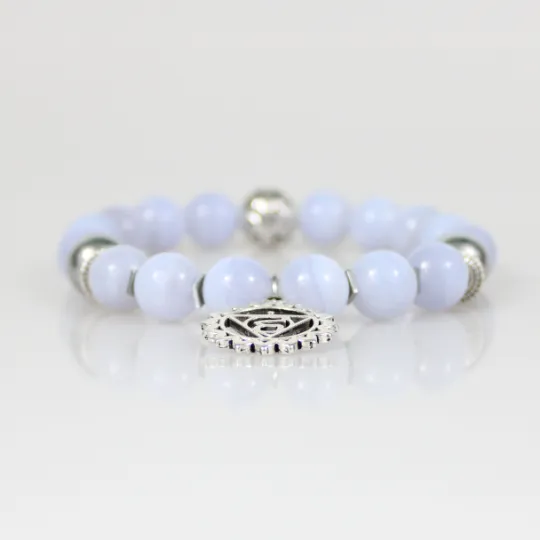 Vishuddha Chakra Bead Bracelet