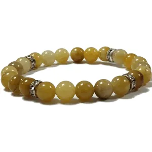 Yellow Topaz Bracelet 8mm Golden Sunshine